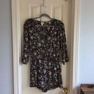 Mossimo Supply Co. Black Romper